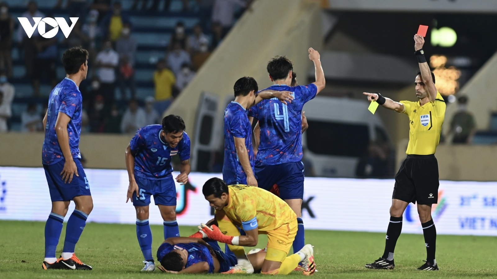 Thắng U23 Indonesia trong "cơn mưa thẻ đỏ", U23 Thái Lan vào chung kết SEA Games 31